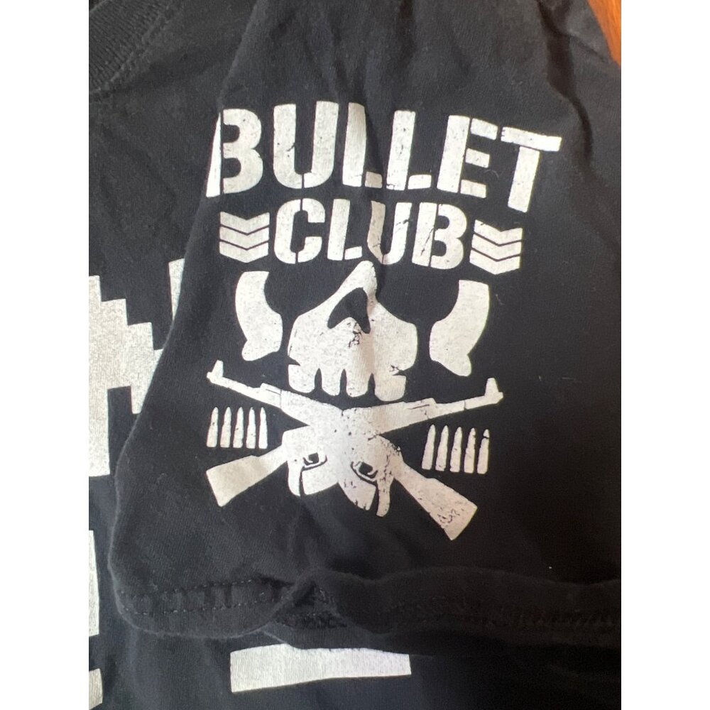 Kenny Omega Bullet Club Wrestling Tee "The Cleaner" Design Black Medium Official View 4